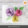 DIY Rose Papercut, Flower Template For Cricut
