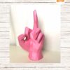 Middle Finger 3D Papercraft Template, Funny DIY Sculpture