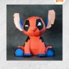 Stitch Deadpool 3D Papercraft Template, Low Poly Paper Model PDF