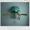 Tentacruel 3D Papercraft Template, DIY Low Poly Pokémon Model