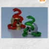 3D Skull with Snake Papercraft Template, Low Poly Halloween DIY Decor